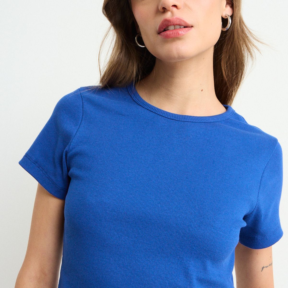 IO - Polera Lisa Mujer Azul Marino Io