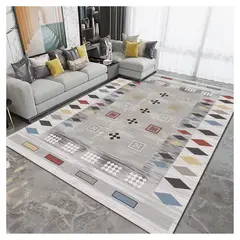 GENERICO - Alfombra Lisa Decoración con Diseños 3D-18 200 x 240 cm - Deutschland
