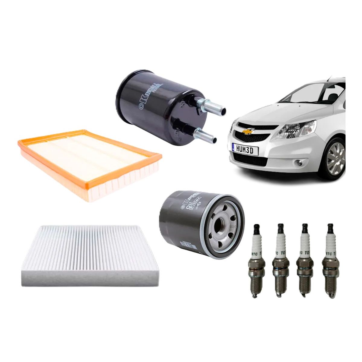 GENERICO - Afinamiento Chevrolet Sail 1.4 (Todos) 2011 - 2016