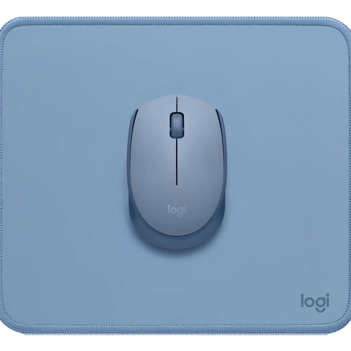 LOGITECH - Kit Logitech Mouse Wireless M170 + Mouse Pad Studio Celeste