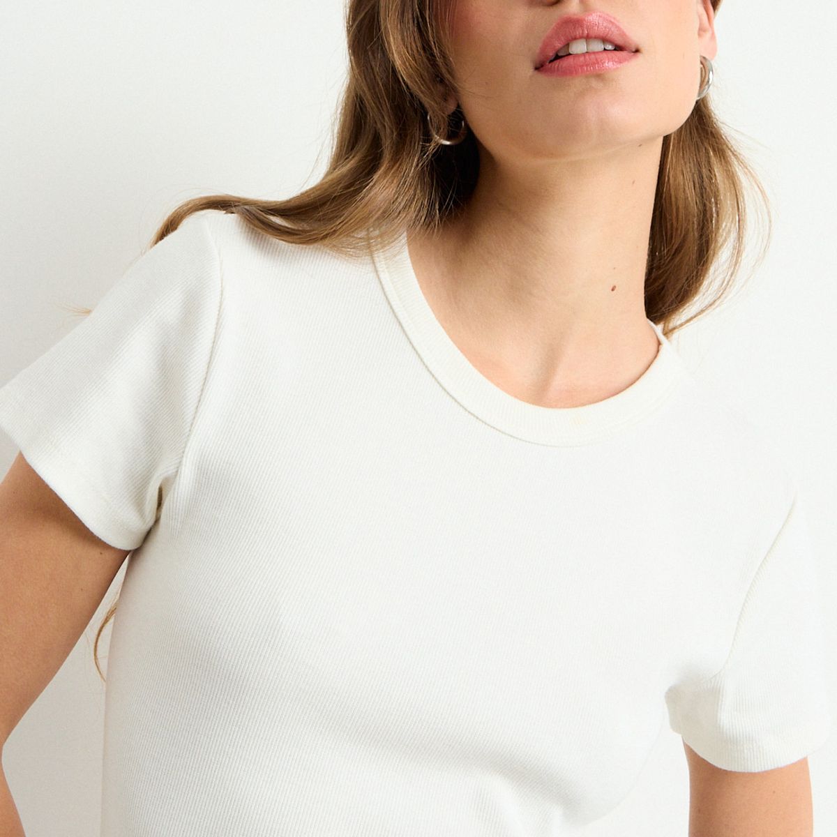 IO - Polera Lisa Mujer Crudo Io