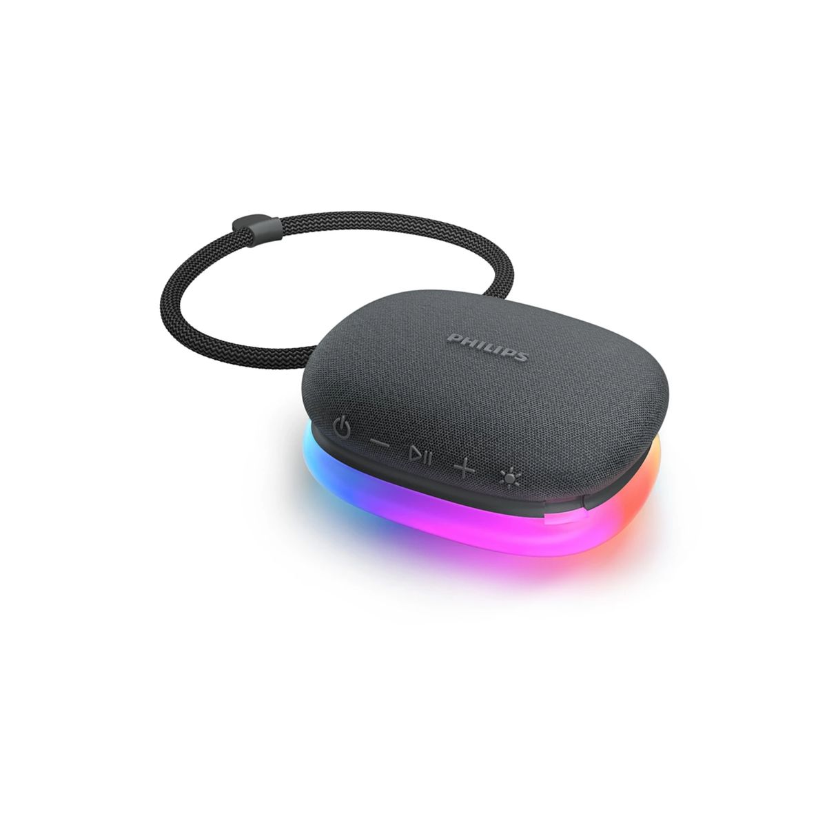 PHILIPS - Parlante Bluetooth con luces Philips Negro
