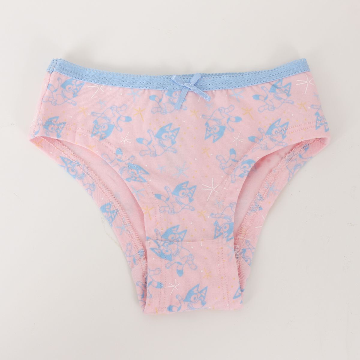 BLUEY - Tripack Calzón Niña Celeste Estrellas Bluey