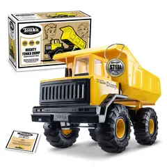 TONKA - Dump Truck Retro Mighty Edición Coleccionista para niños mayores de 3 años