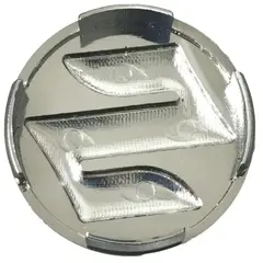 GENERICO - 1 Tapa Centro Llanta Compatible con Suzuki 54mm Plateada