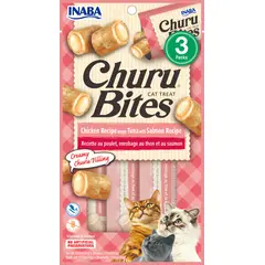 INABA - Snack Suplemento Para Gato Churu Bites Cat Treat 30g - Rosa