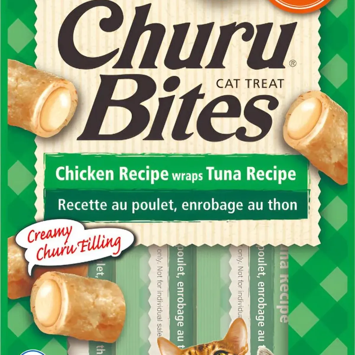 INABA - Inaba Snack Suplemento Para Gato Churu Bites Cat Treat 30g - Verde