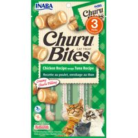 Snack Suplemento Para Gato Churu Bites Cat Treat 30g - Verde