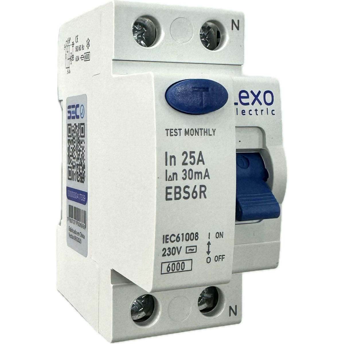 LEXO - Interruptor Diferencial 2x25 A 30 Ma Lexo Ebs6r