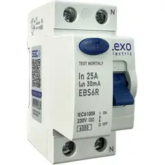 LEXO - Interruptor Diferencial 2x25 A 30 Ma Ebs6r