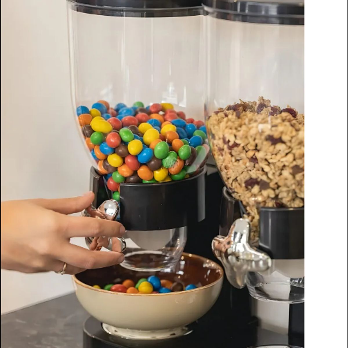GENERICO - Dispensador De Cereales Doble Dispensador Para Cereales