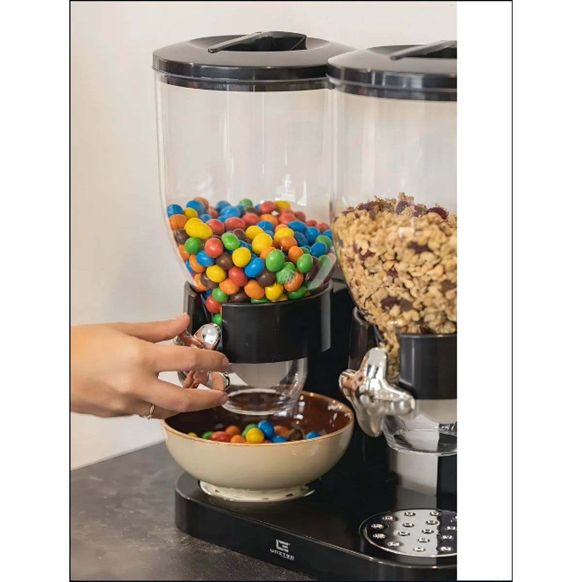 GENERICO - Dispensador De Cereales Doble Dispensador Para Cereales