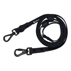 PETLOUNGE - Correa De Paseo Manos Libres Para Mascotas Perros - Negro