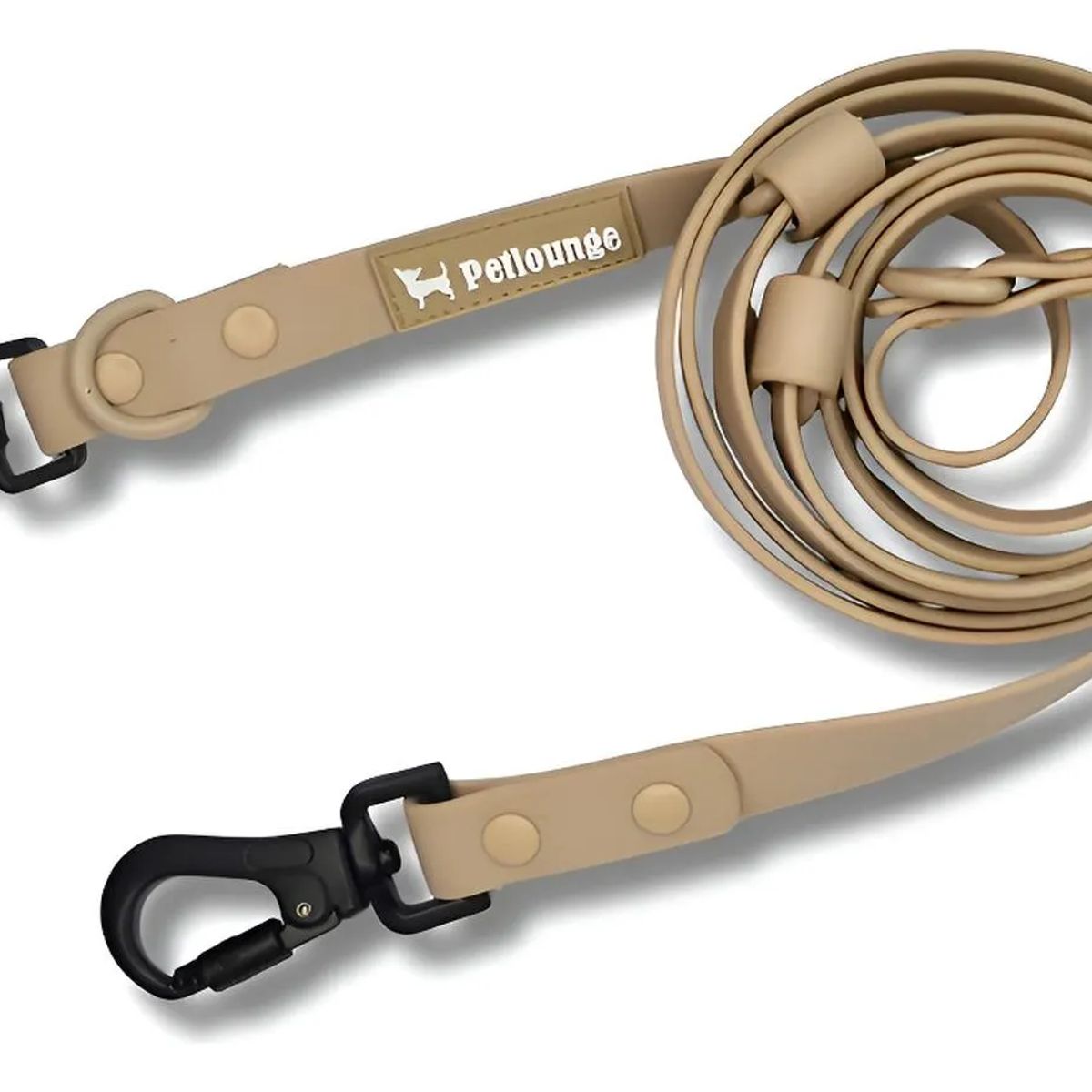 PETLOUNGE - Petlounge Correa De Paseo Manos Libres Para Mascotas Perros - Beige
