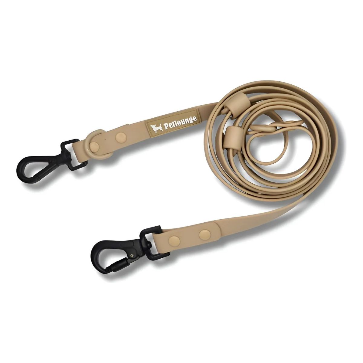PETLOUNGE - Petlounge Correa De Paseo Manos Libres Para Mascotas Perros - Beige