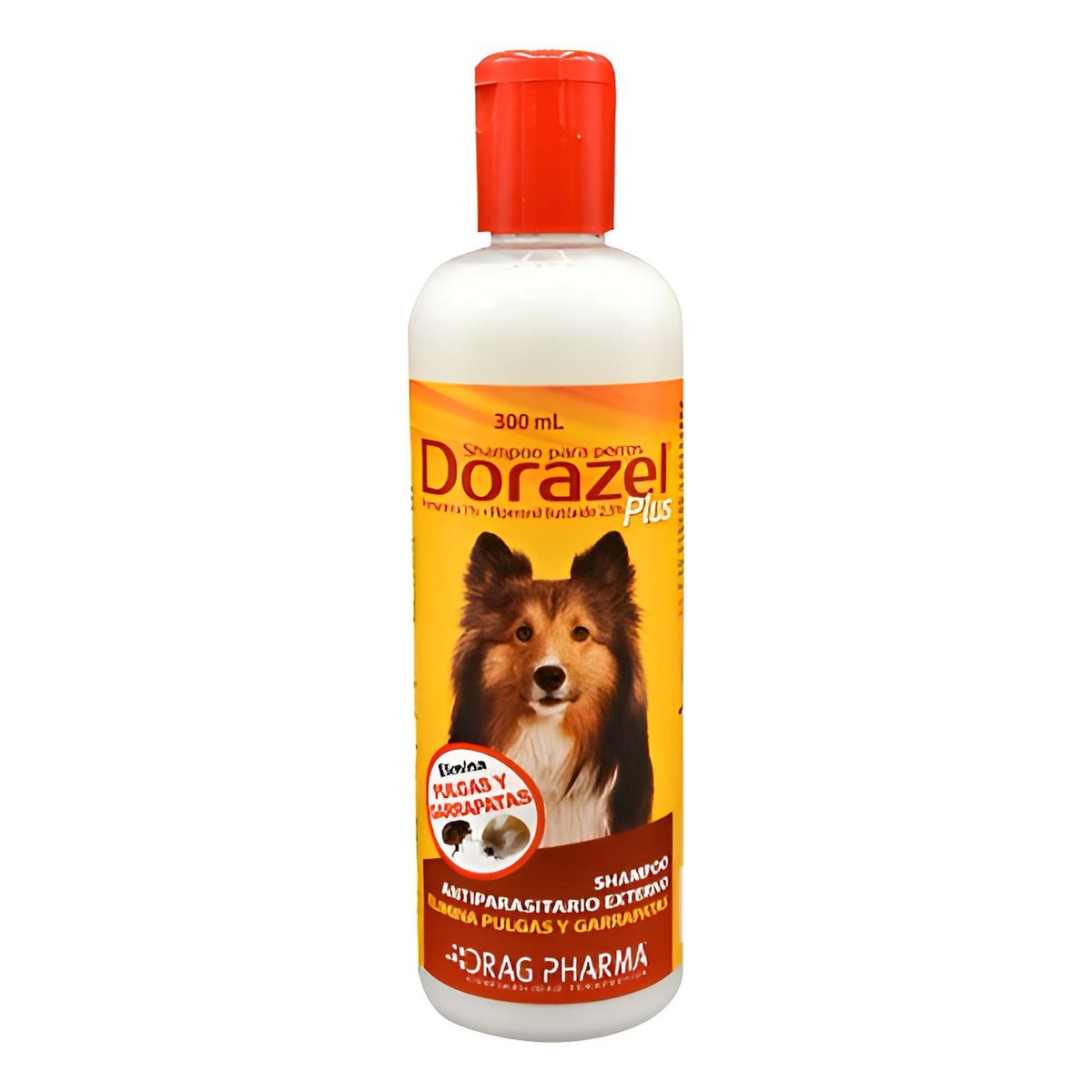 DRAG PHARMA - Dorazel Plus Shampoo Antiparasitario Para Perros 300ml N/a