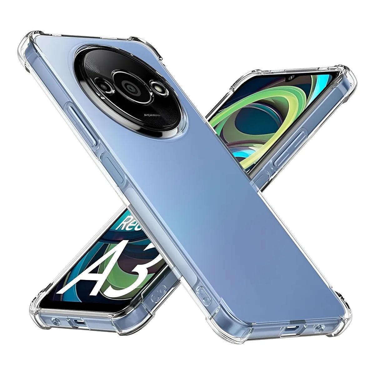 GENERICO - CARCASA TRANSPARENTE ANTIGOLPE REFORZADA PARA XIAOMI REDMI A3X 4G
