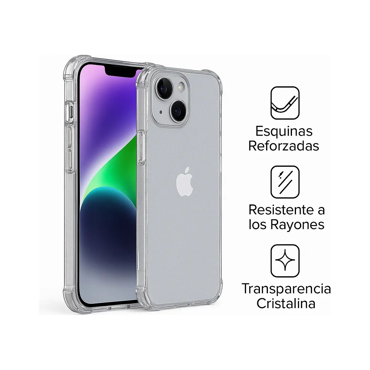 GENERICO - CARCASA TRANSPARENTE ANTIGOLPE REFORZADA PARA XIAOMI REDMI A3X 4G