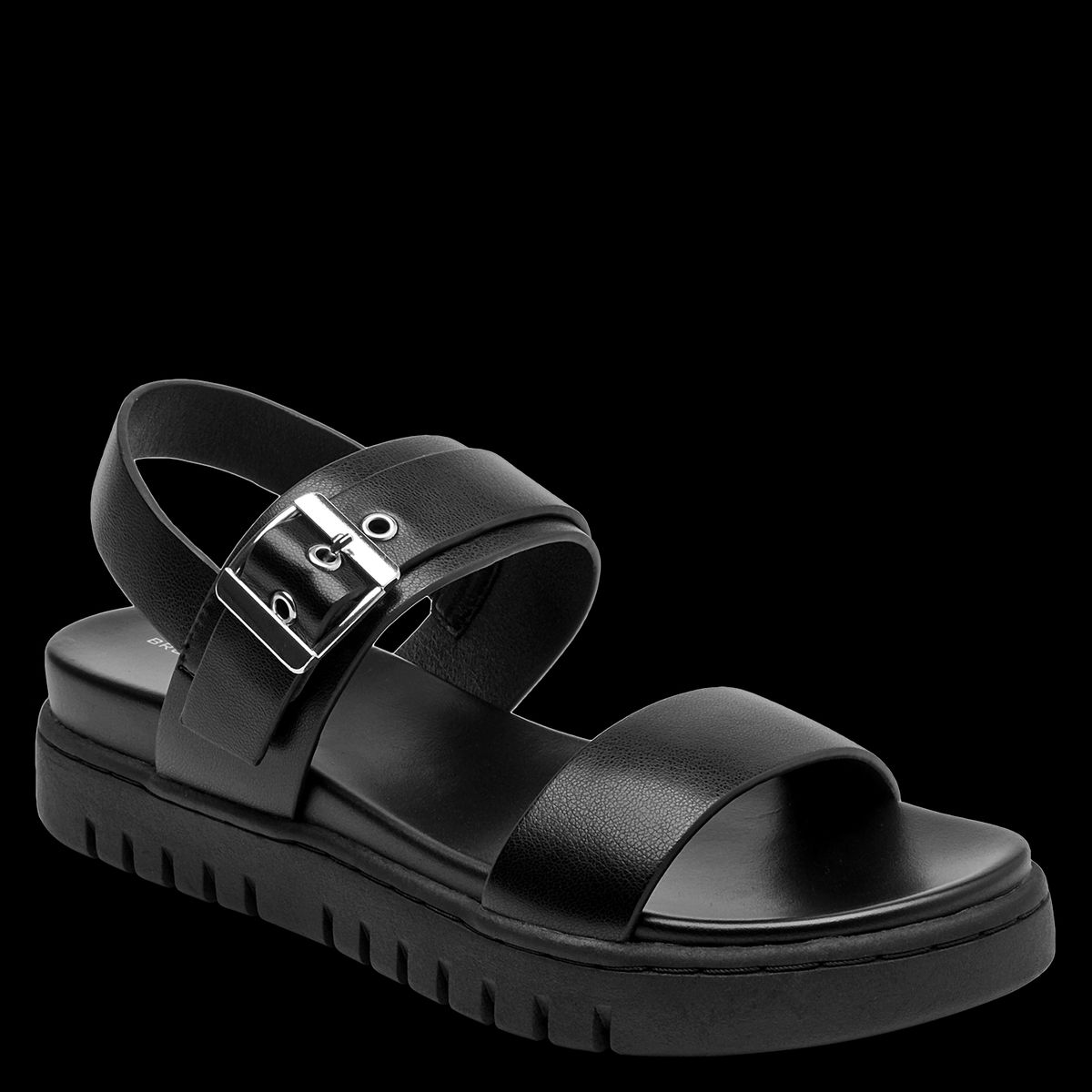 BRUNO ROSSI - Sandalia Mujer Casual Negro Bruno Rossi