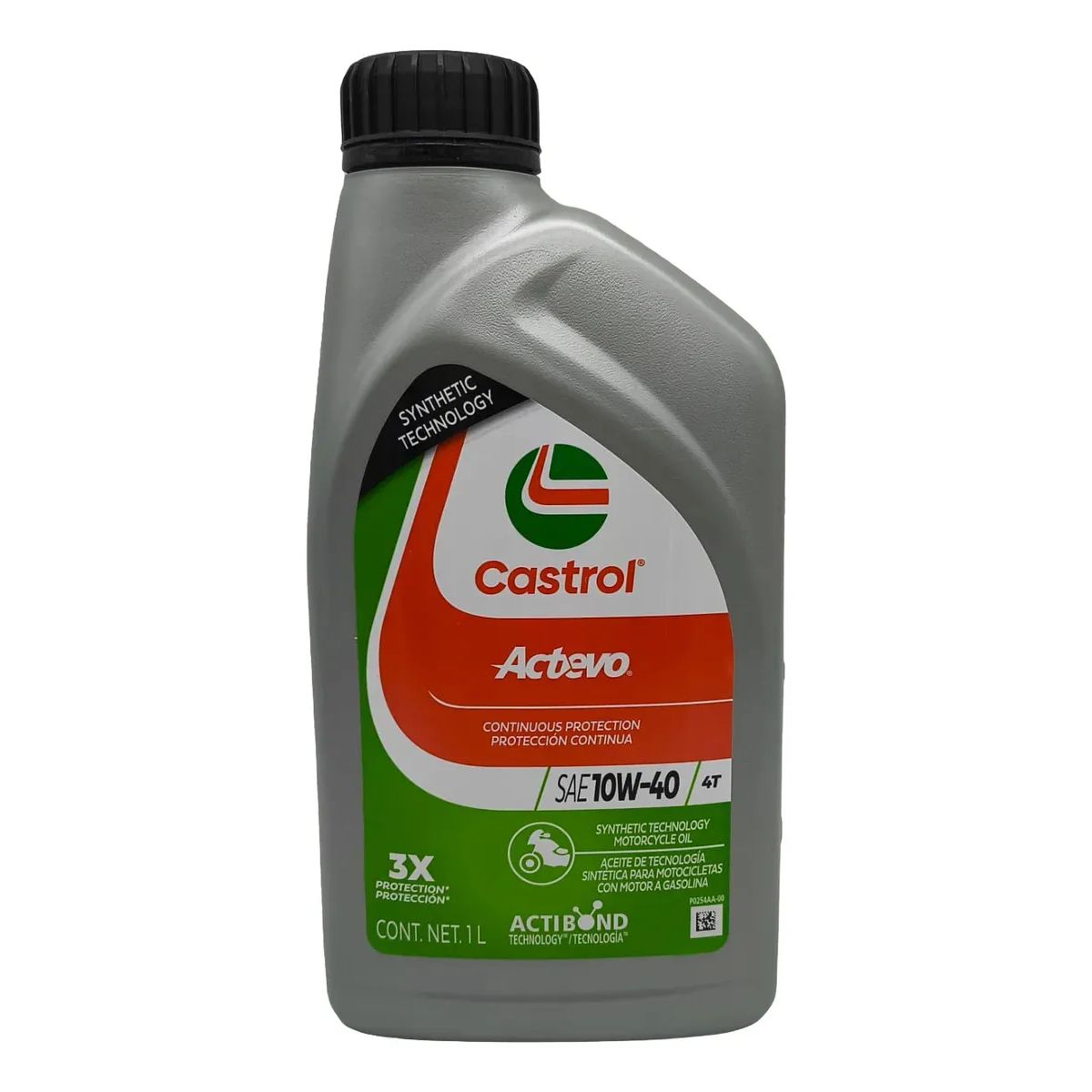 CASTROL - ACEITE CASTROL ACTEVO 4T U3 SINTÉTICO 10W40