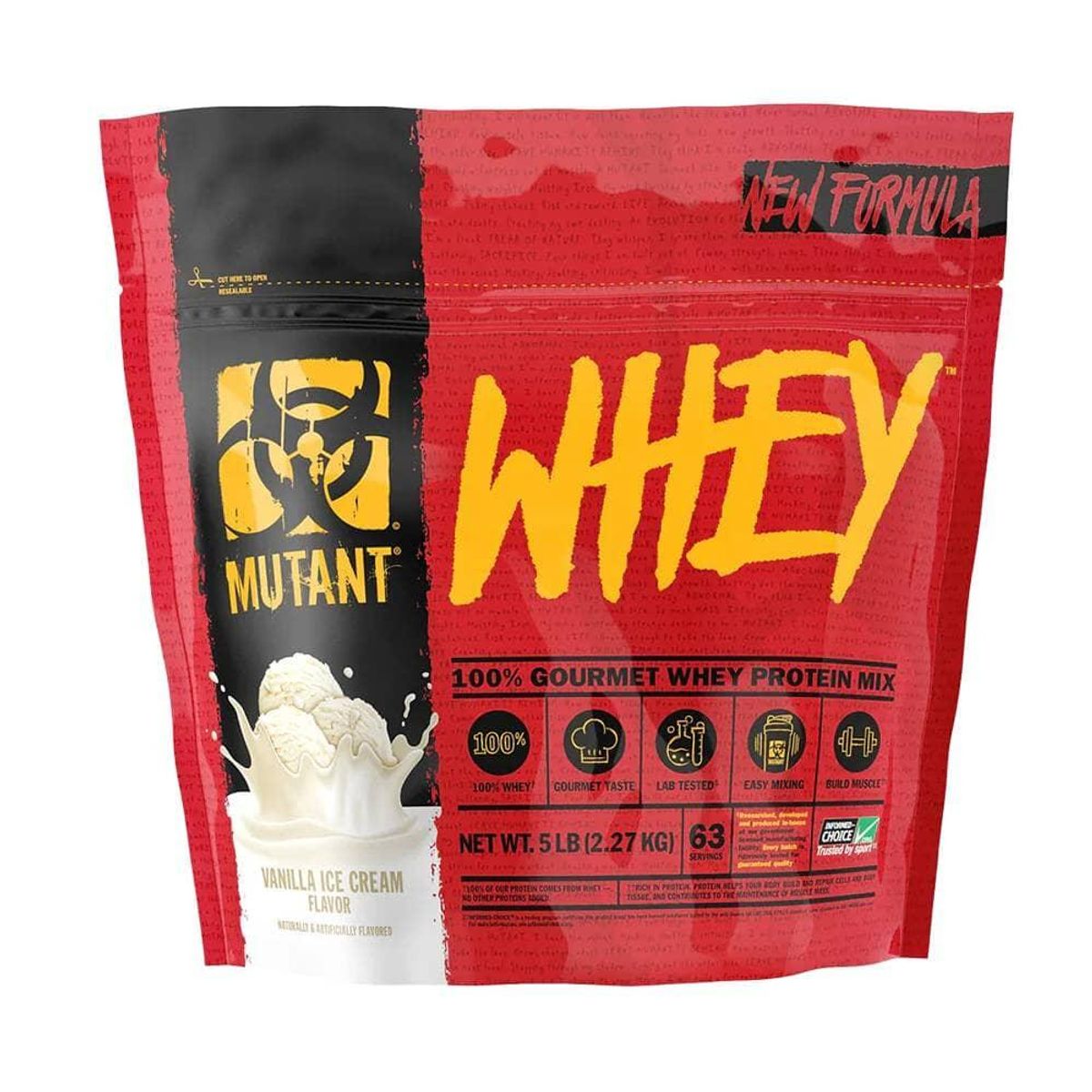MUTANT - Whey 5 lbs Mutant - Vainilla Ice Cream