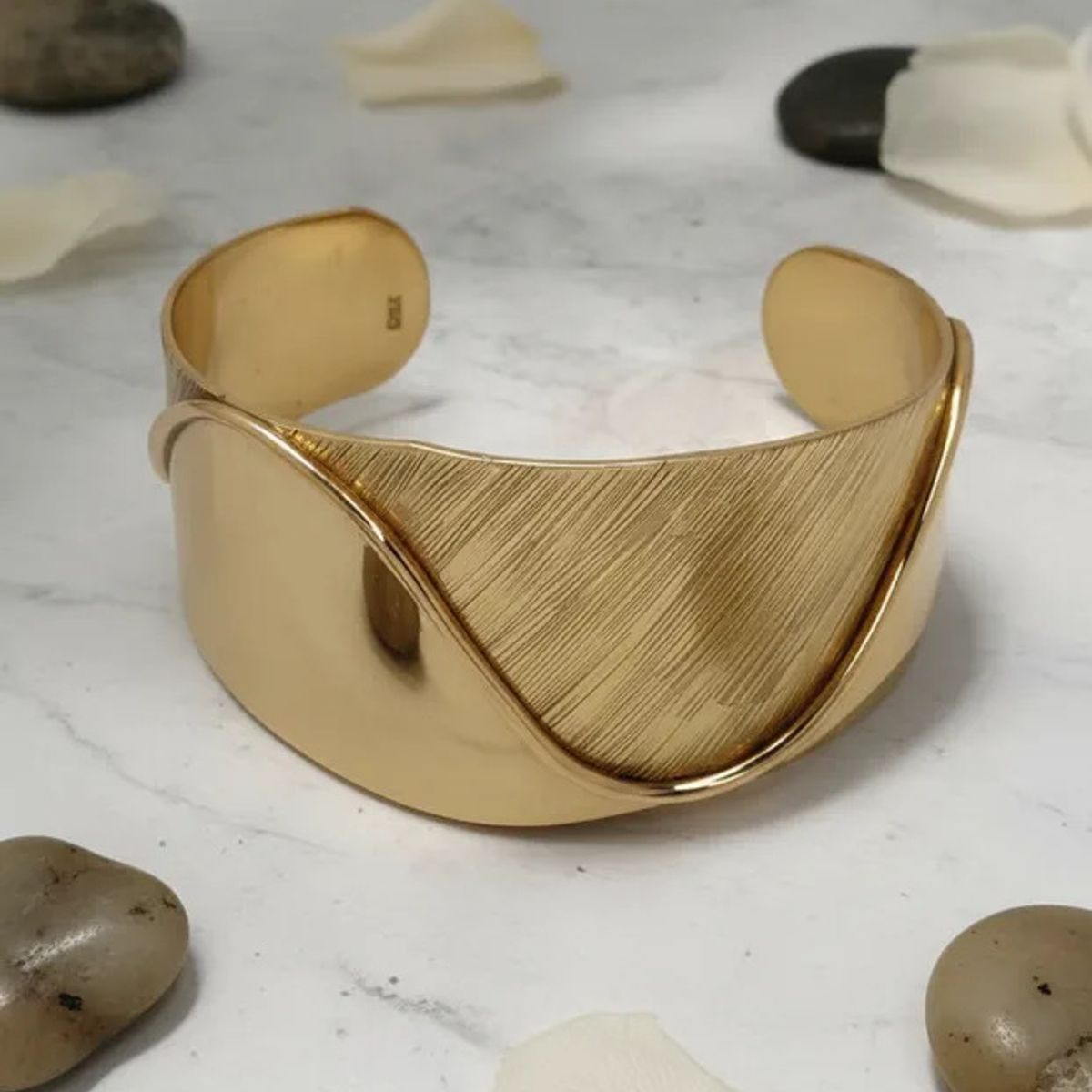 GENERICO - Pulsera Brazalete De Cobre Artesanal Adaptables Ajustable Terapia Artritis Con Caja