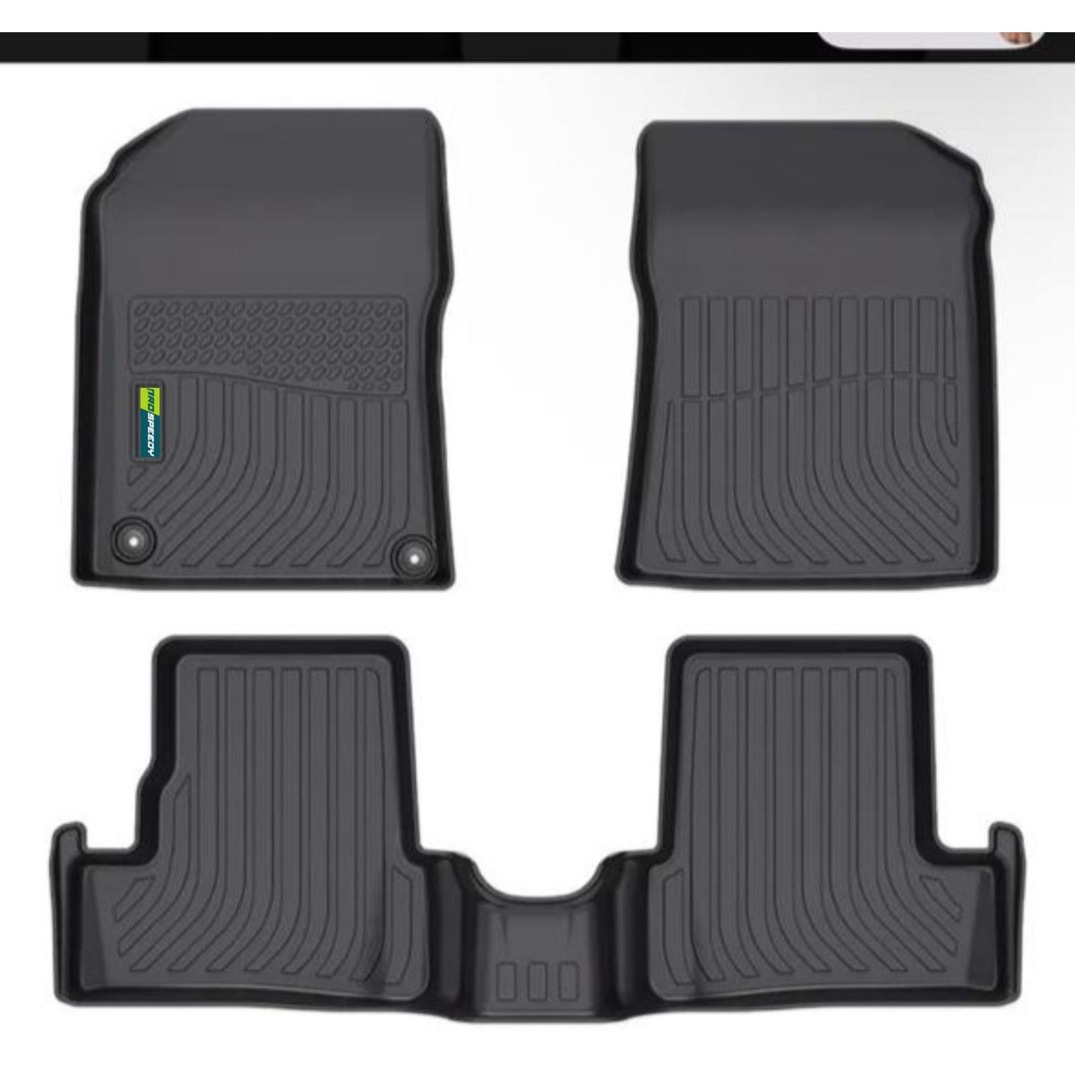 GENERICO - PISOS CALCE PERFECTO PROSPEEDY CITROEN C3 2024+ SIN POSAPIES 3PIEZAS