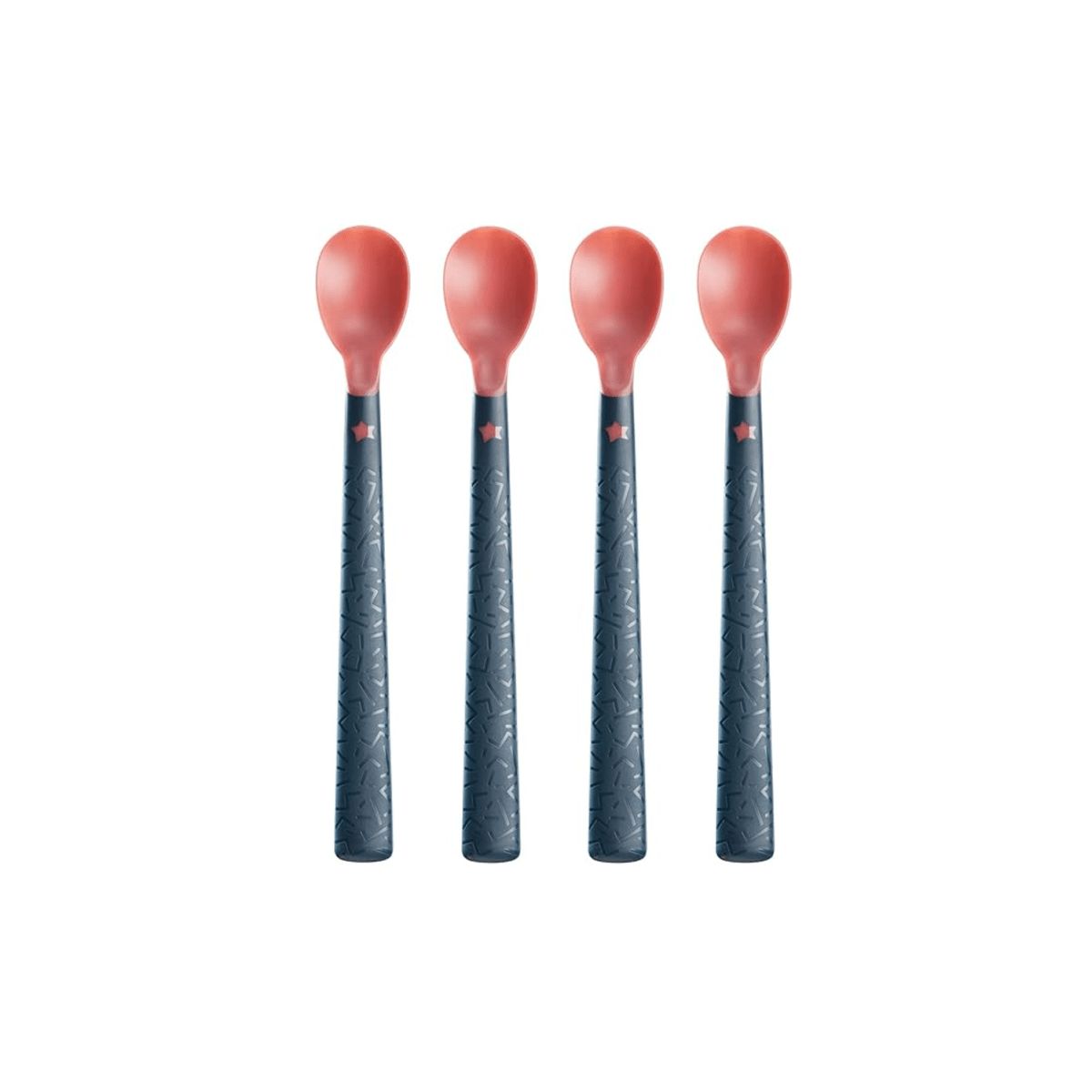 TOMMEE TIPPEE - PACK 4 CUCHARAS DE INICIO CON SENSOR DE TEMPERATURA HEATSENSE 4 MESES+