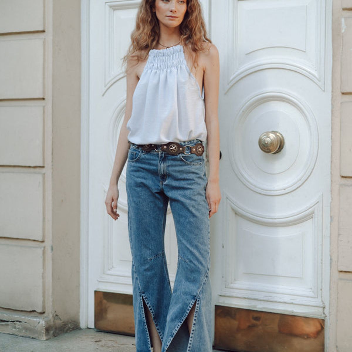 RUPHA - PANTALÓN RUPHA FILIPA AZUL