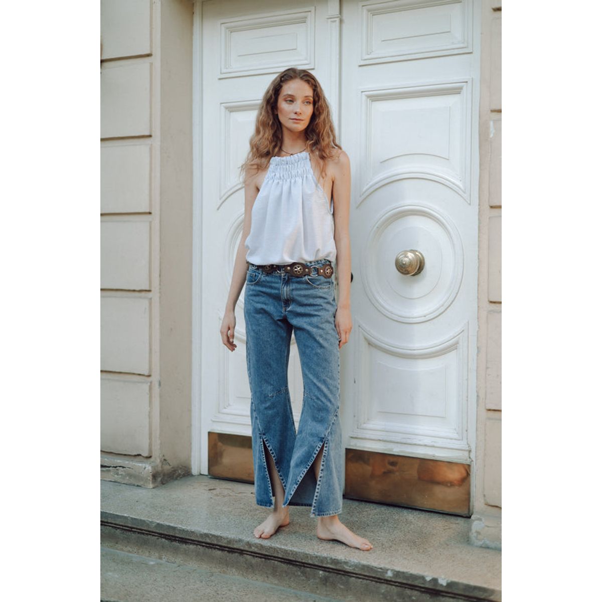 RUPHA - PANTALÓN RUPHA FILIPA AZUL