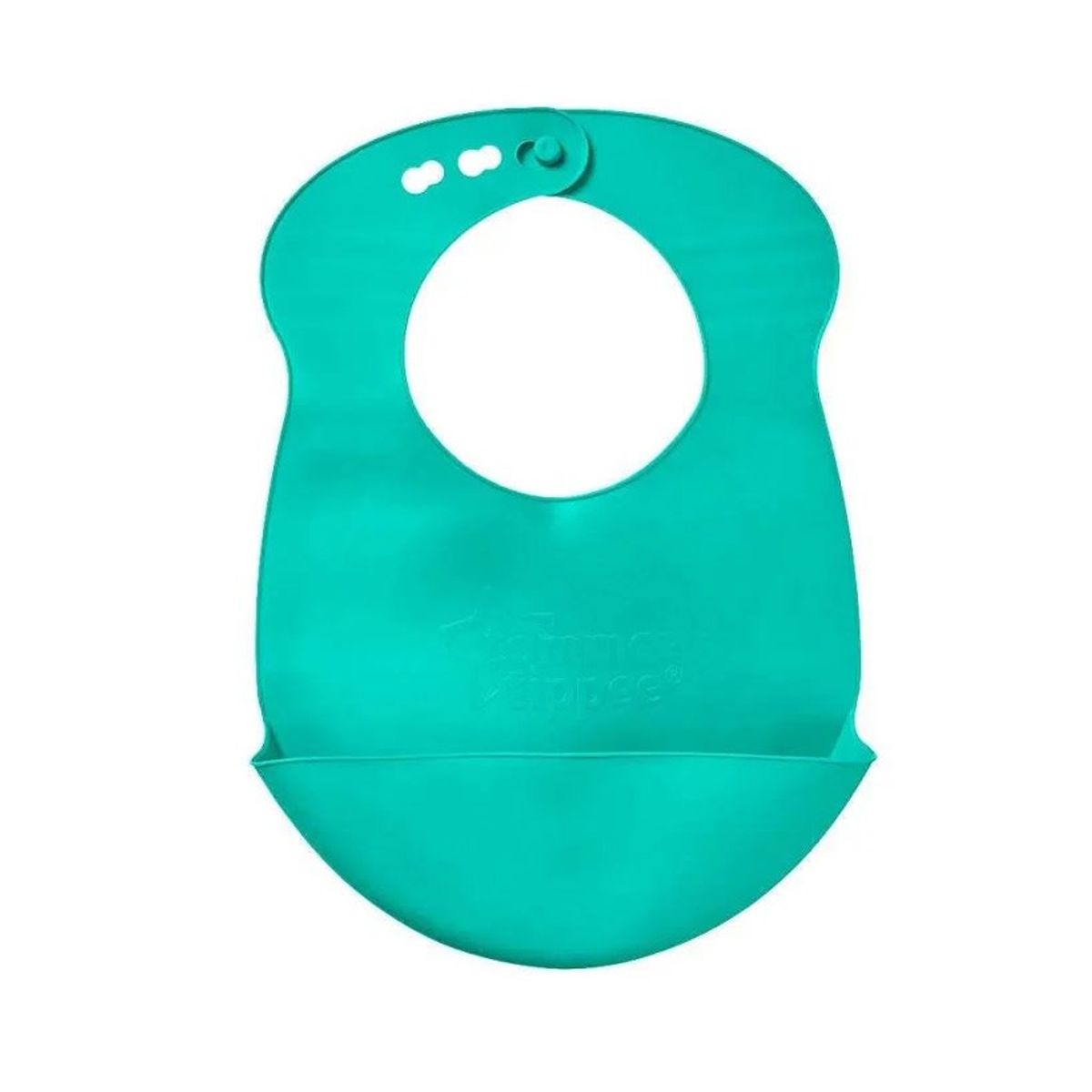 TOMMEE TIPPEE - BABERO DE SILICONA ENROLLABLE CON ATRAPA MIGAS