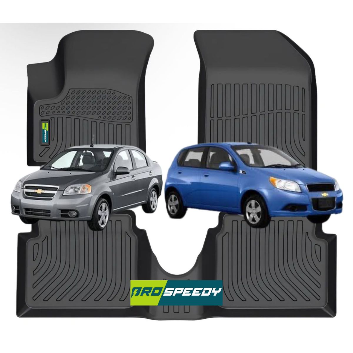 GENERICO - PISOS CALCE PERFECTO PROSPEEDY CHEVROLET AVEO 2006-2019