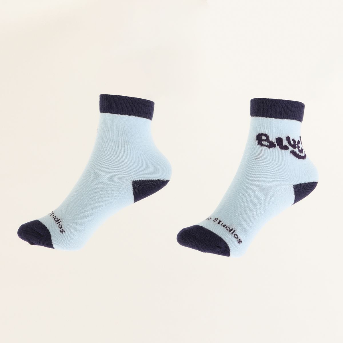 BLUEY - Tripack Calcetines Niño Celeste Personaje Bluey