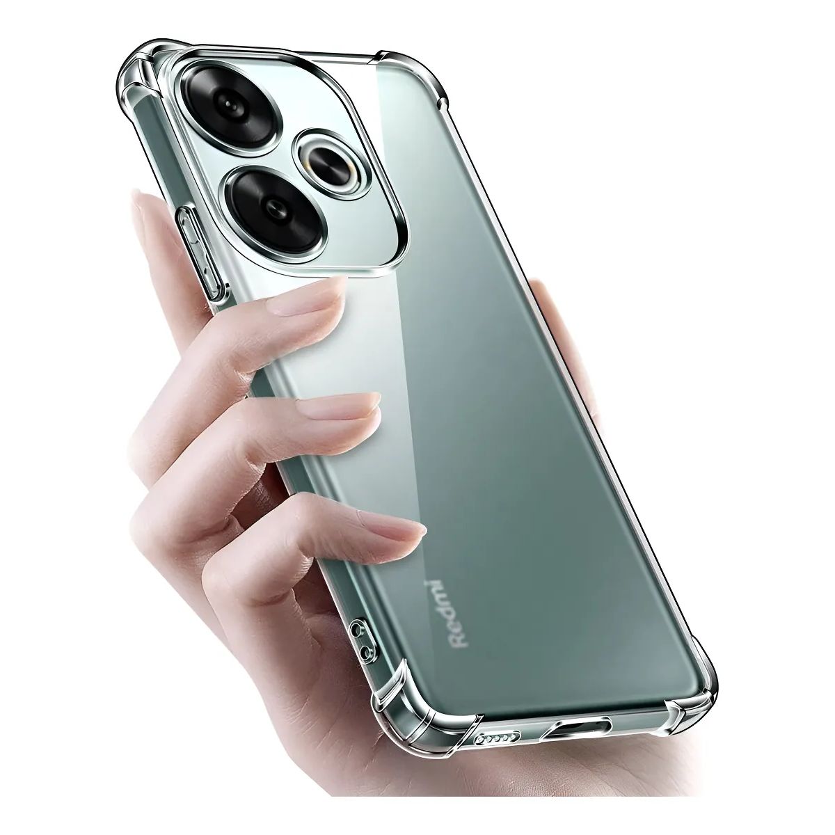 GENERICO - CARCASA TRANSPARENTE ANTIGOLPE REFORZADA PARA XIAOMI REDMI 13X 4G