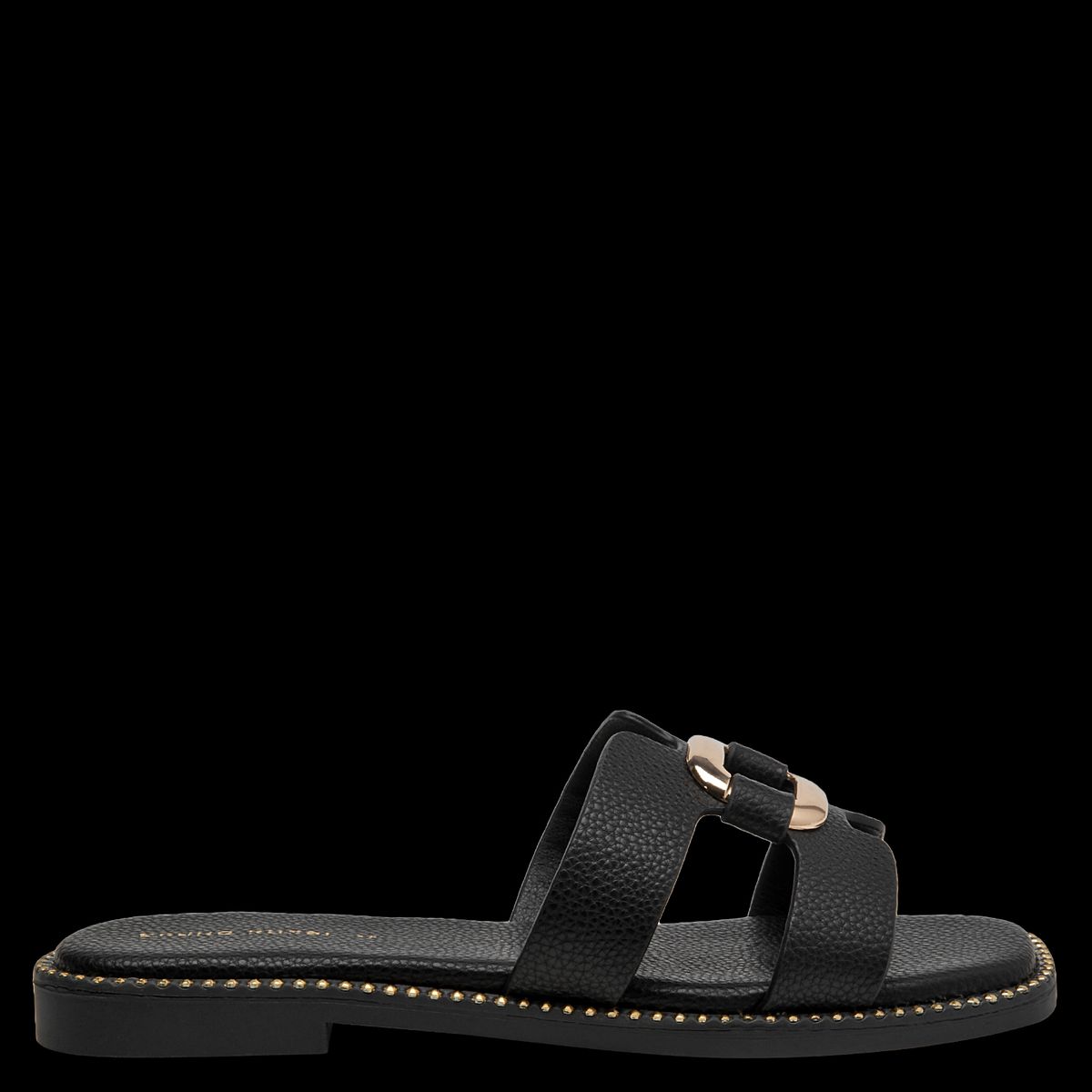 BRUNO ROSSI - Sandalia Mujer Casual Negro Bruno Rossi