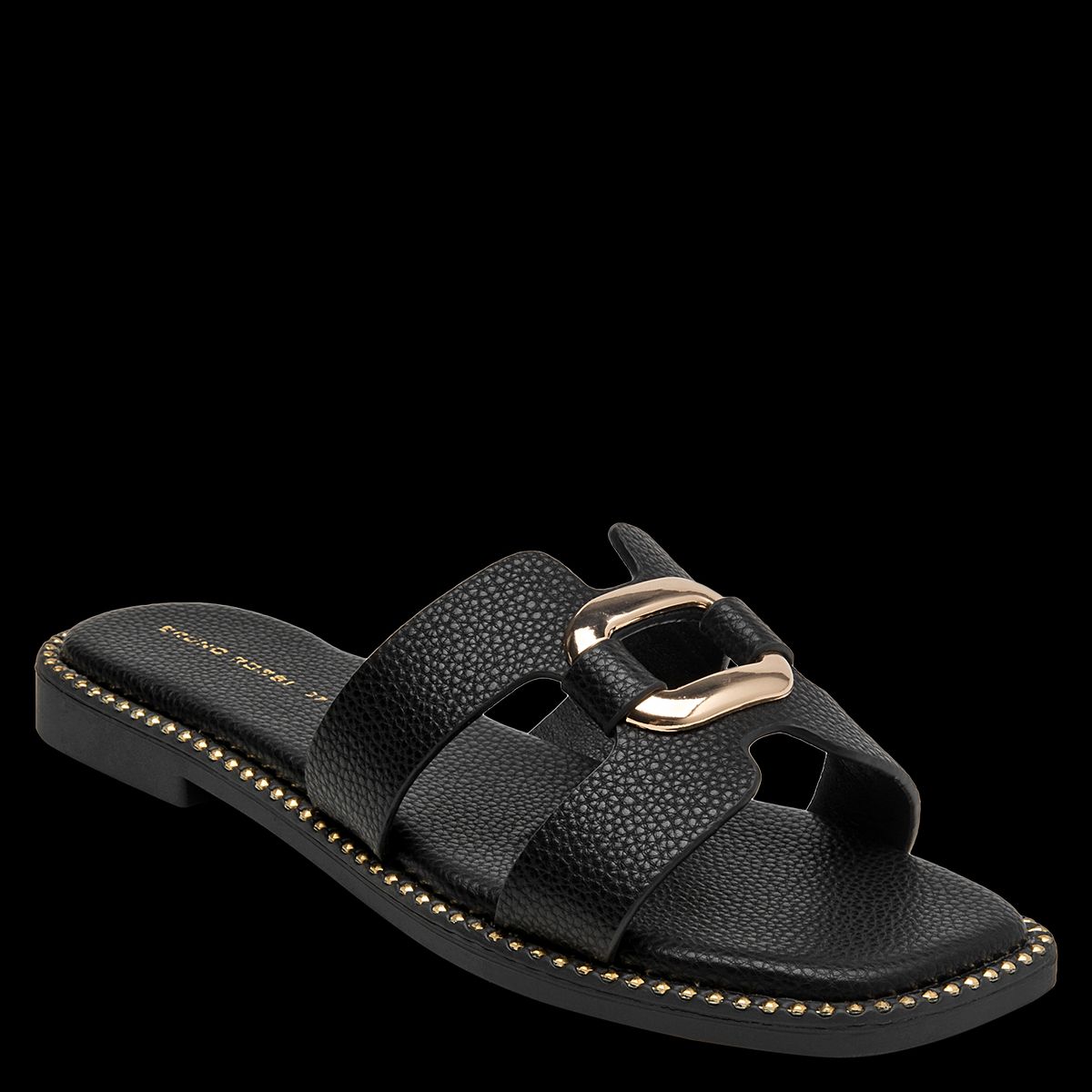 BRUNO ROSSI - Sandalia Mujer Casual Negro Bruno Rossi