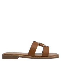 BRUNO ROSSI - Sandalia Mujer Casual Marrón claro