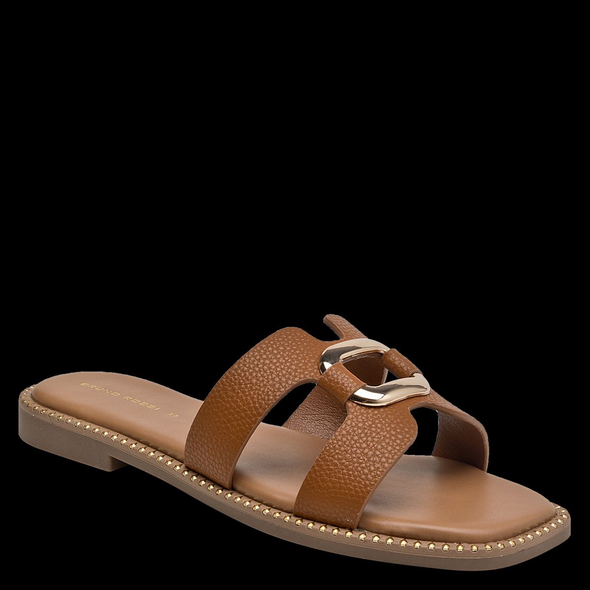 BRUNO ROSSI - Sandalia Mujer Casual Marrón claro Bruno Rossi