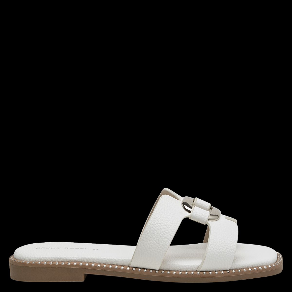 BRUNO ROSSI - Sandalia Mujer Casual Blanco Bruno Rossi