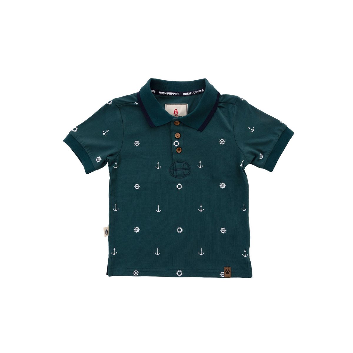 HUSH PUPPIES - Polera Niño Bonn Celeste HUSH PUPPIES