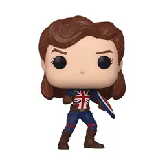 FUNKO - Pop Marvel – Capitana Carter 865 + Protector