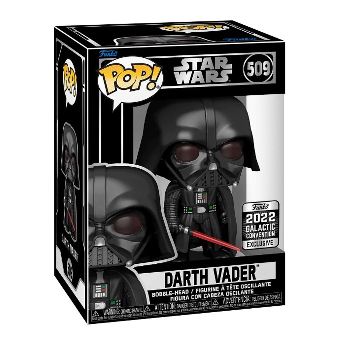 FUNKO - Funko Pop Star Wars Darth Vader 509 + Protector