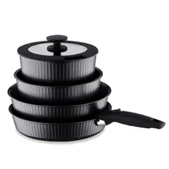 KORKMAZ - Bateria NOVA PRATIKA 7pcs Negra