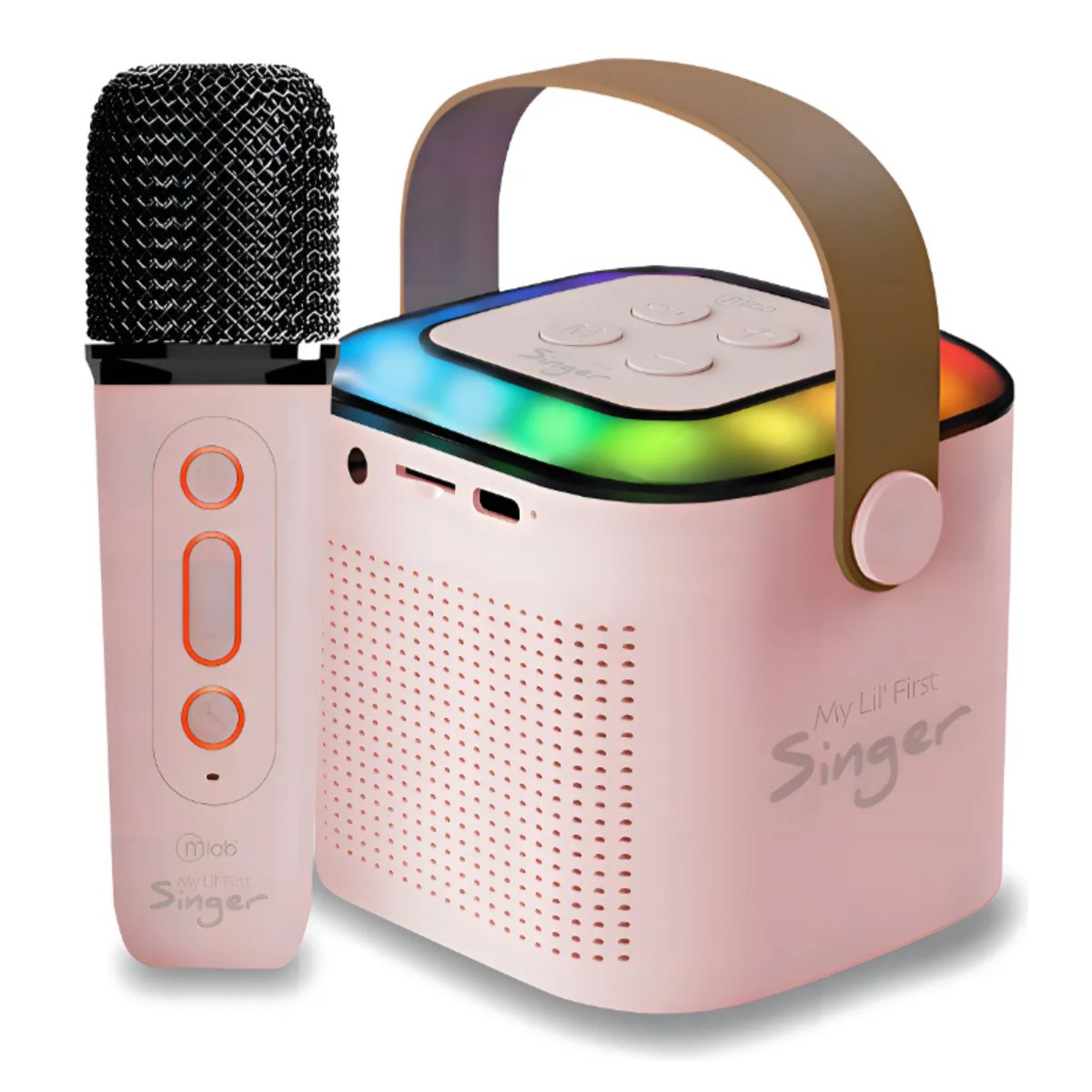 MLAB - Parlante My Lil First Singer Luz Rgb Mic Inalam Mlab