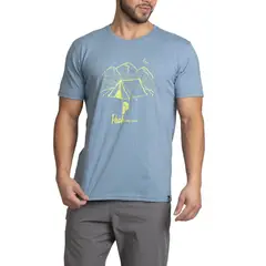 PEAK - Polera Hombre Performance Asros Azul