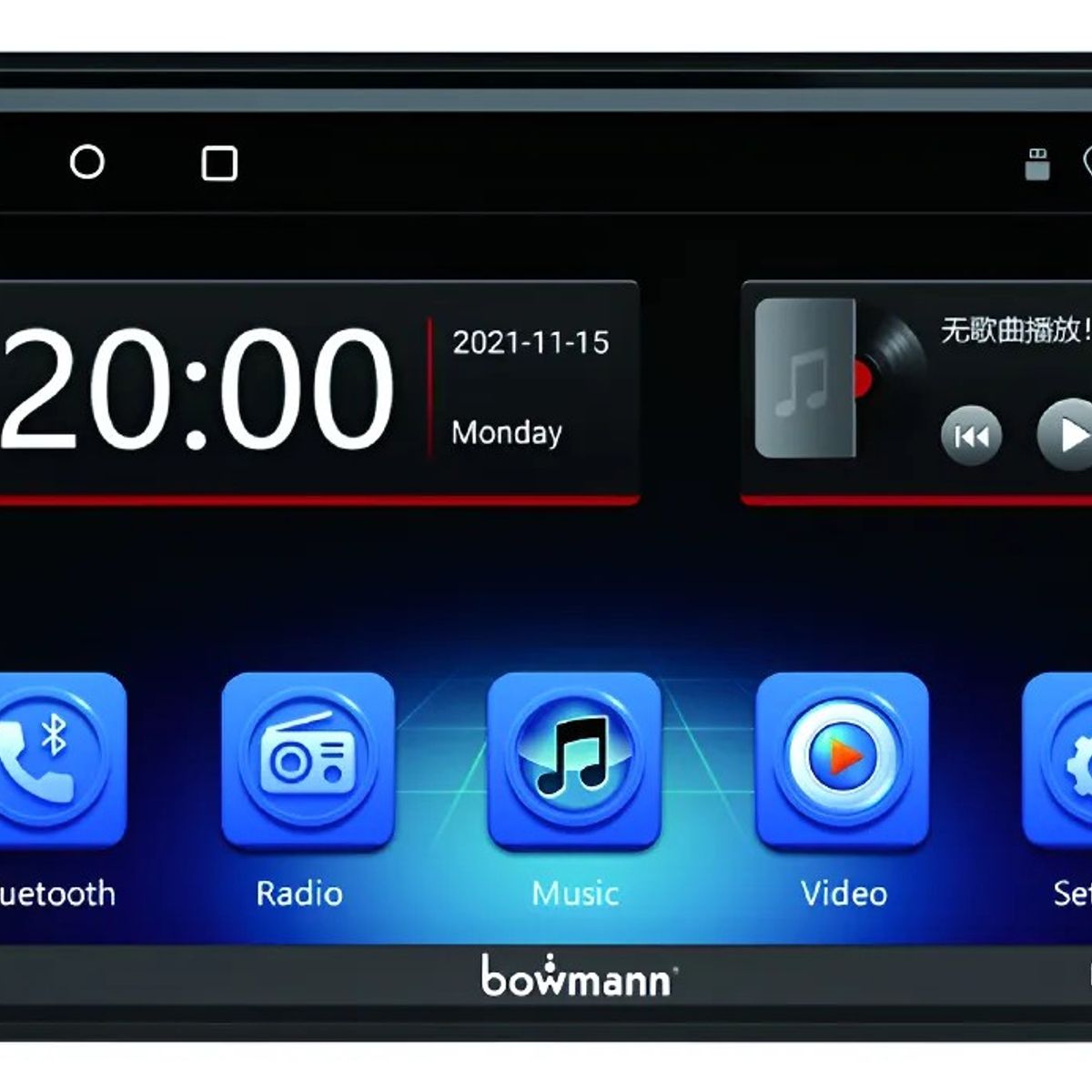 BOWMANN - Radio Auto Pantalla 7 Carplay Inalam 2din Bt Mirrorlink Usb sintonizador