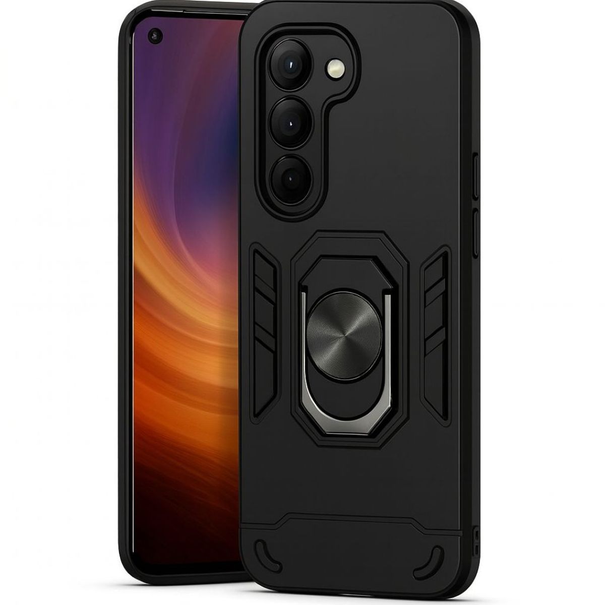 GENERICO - Carcasa Para Samsung S26 Anti Golpes Anillo Negro