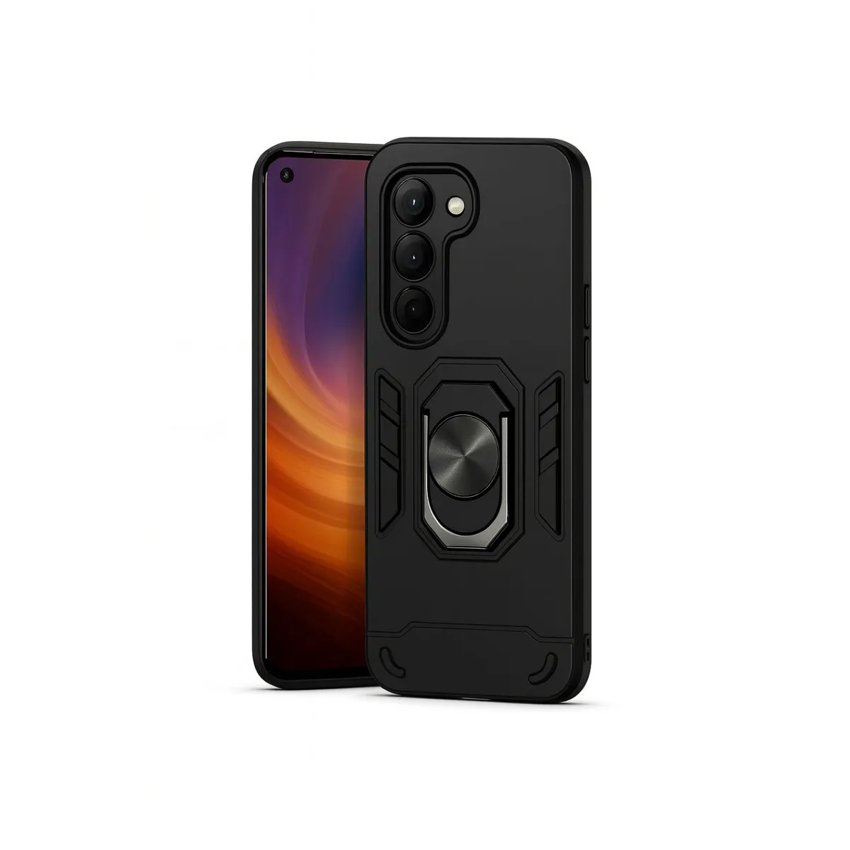 GENERICO - Carcasa Para Samsung S26 Anti Golpes Anillo Negro