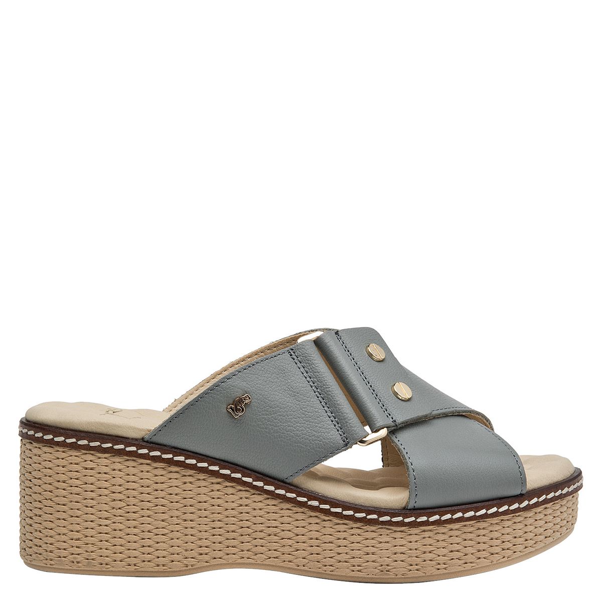 16 HRS - Sandalia Mujer Casual Celeste 16 Hrs