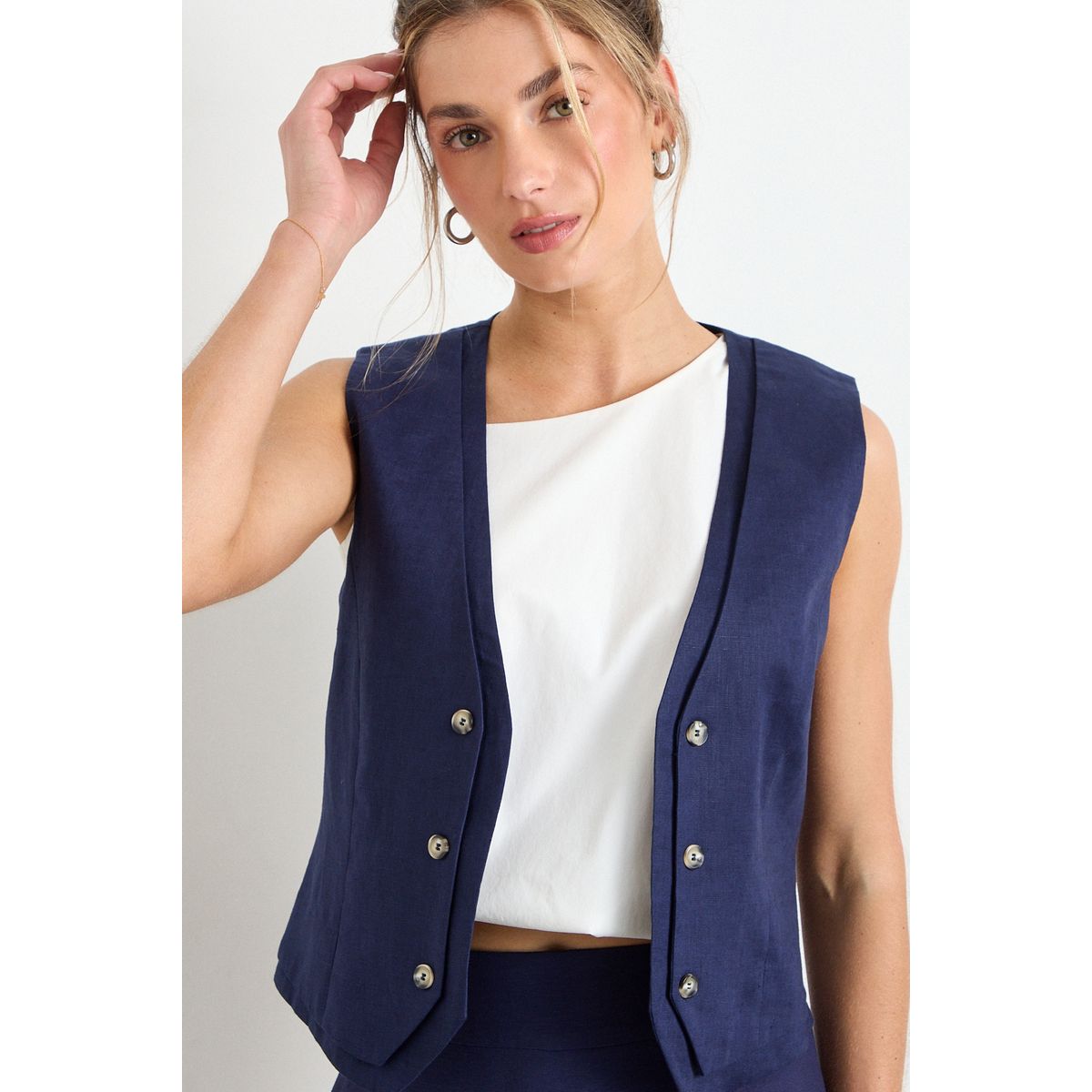 IO - Gillete Liso Mujer Azul Io